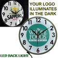 Full Color Wall Clock with Full LED Back Light